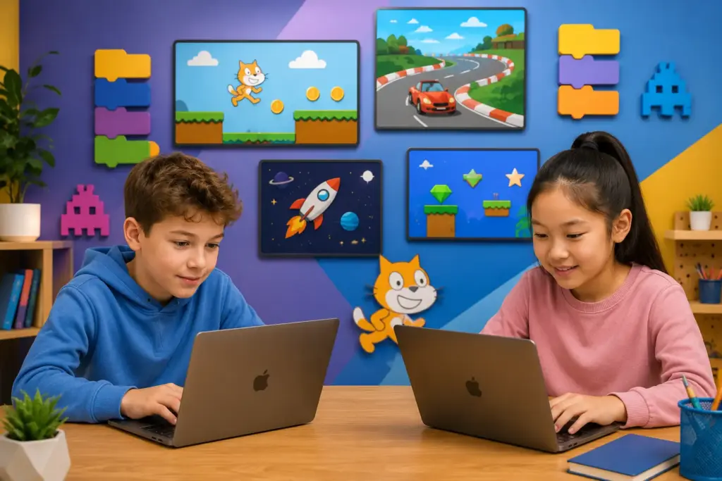 Scratch Workshop, Kinder programmieren ein Spiel